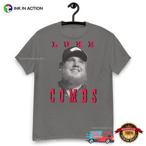 Vintage Luke Combs Face Meme T shirt 3