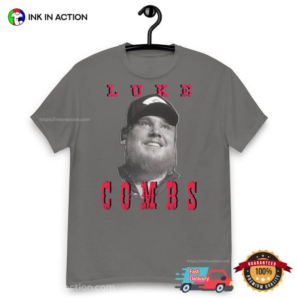 Vintage Luke Combs Face Meme T-shirt