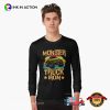 Vintage Sunset Monster Trucks Mom T-shirt