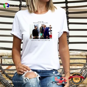 Which Way To The Lobby Funny Zelensky And Trump T shirt 3