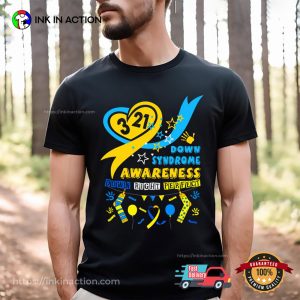 World Down Syndrome Day Awareness Socks T-shirt