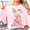 Easter Flowers Floral Bunny  Holiday Shirt