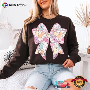 Happy Easter Cute Coquette Peeps Vintage Shirt