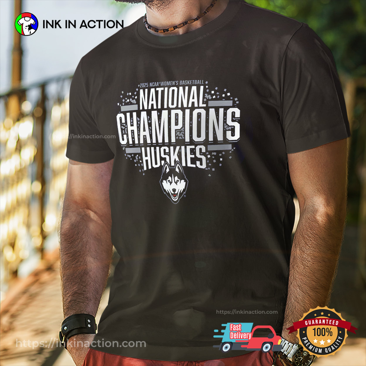 2025 NCAA Women's Basketball National Champions UConn Huskies T-shirt 2025 NCAA Women's Basketball National Champions UConn Huskies T-shirt