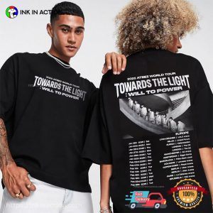ATEEZ World Tour 2025 K-Pop Fan Graphic T-shirt