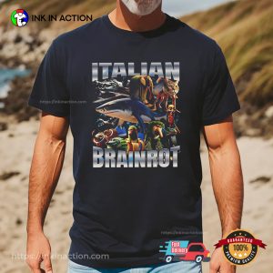 All Italian Brainrot Meme T shirt 3