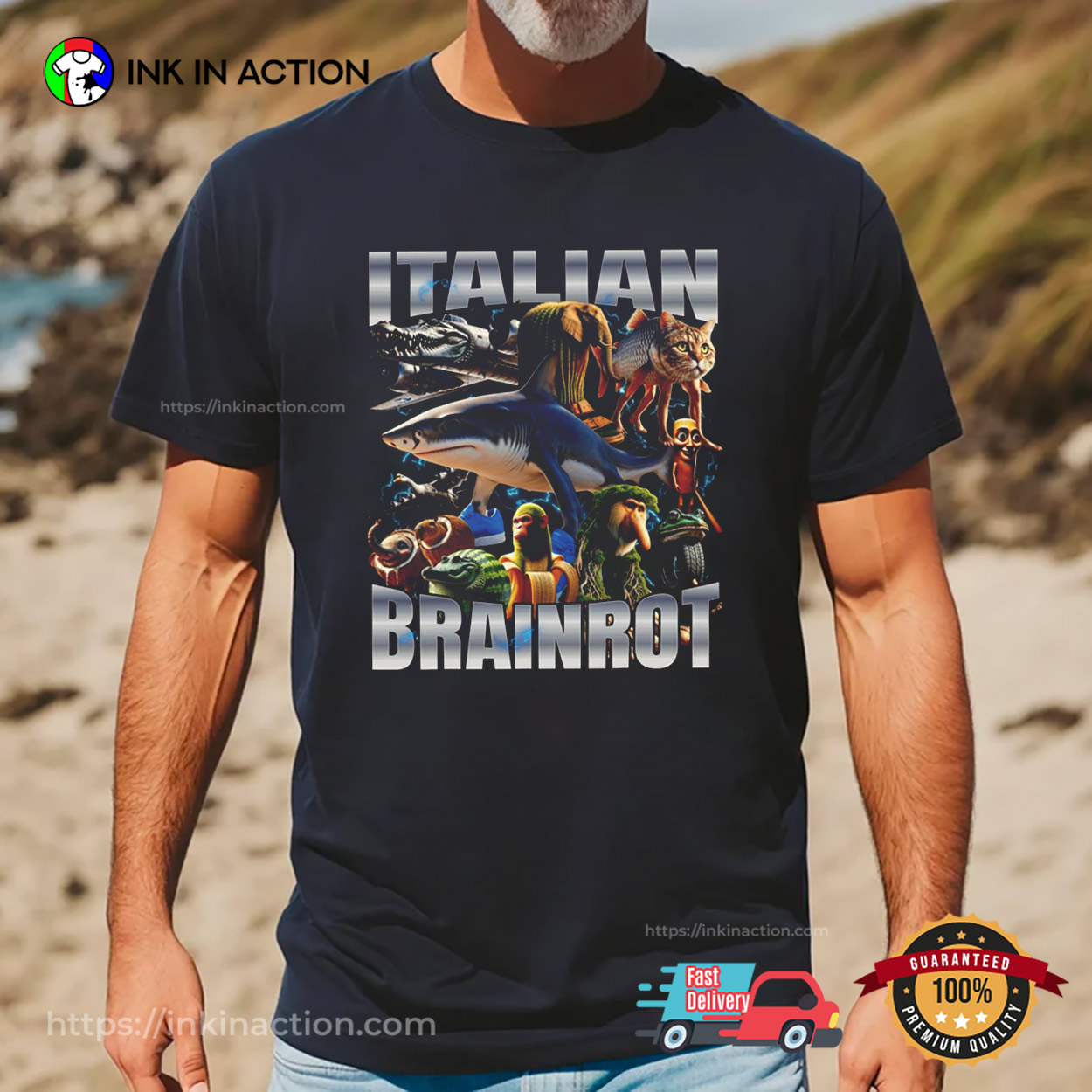All Italian Brainrot Meme T-shirt All Italian Brainrot Meme T-shirt