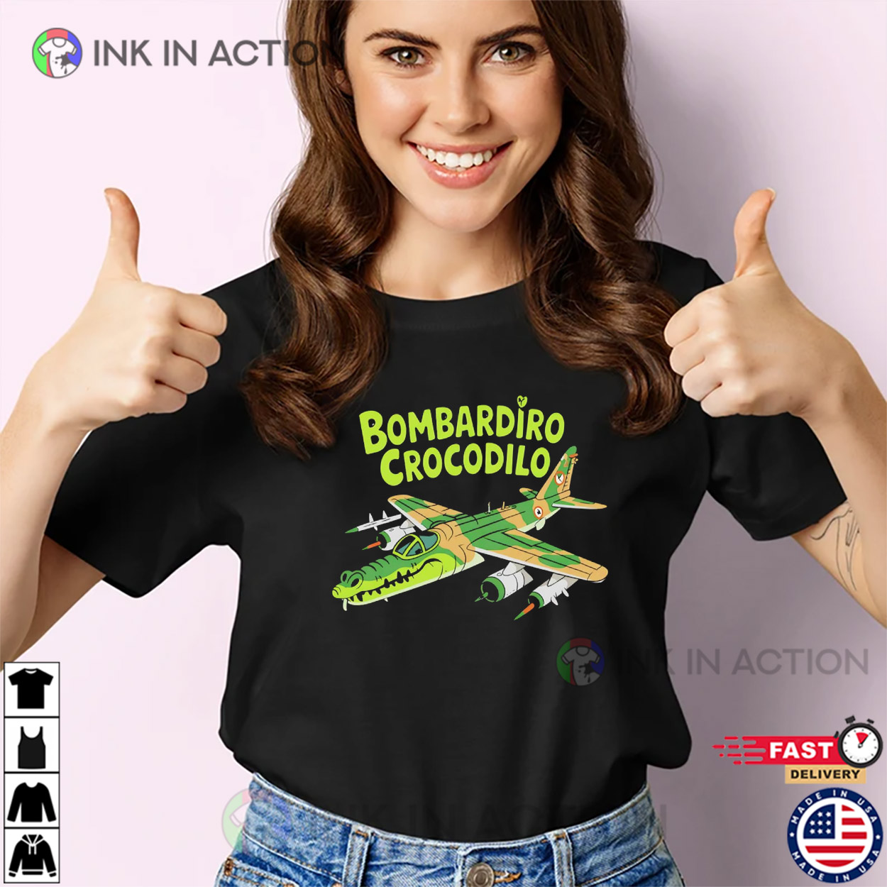 Bombardino Crocodilo Brainrot Animals Camo T-shirt Bombardino Crocodilo Brainrot Animals Camo T-shirt