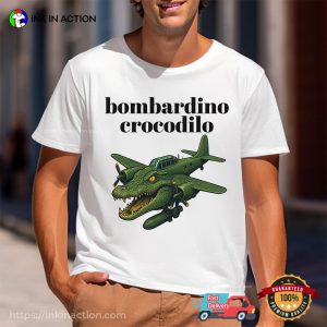 Bombardino Crocodilo Crocodile War Aircraft Brainrot T-shirt Bombardino Crocodilo Crocodile War Aircraft Brainrot T-shirt