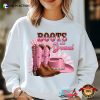 Boots On Da Ground Pink Cowboy Boots Tee