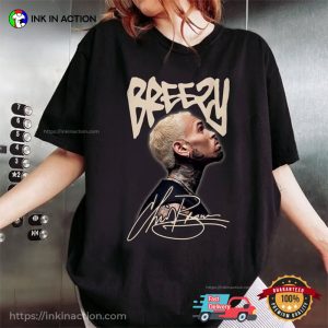 Chris Brown Breezy Signature Portrait Tee