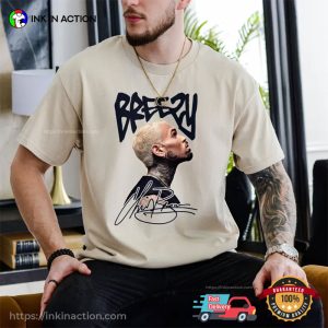 Chris Brown Breezy Signature Portrait Tee