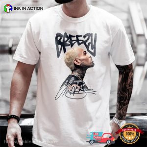 Chris Brown Breezy Signature Portrait Tee 3
