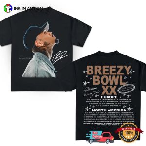 Chris Brown Tour 2025 Signature 2-sided T-shirt