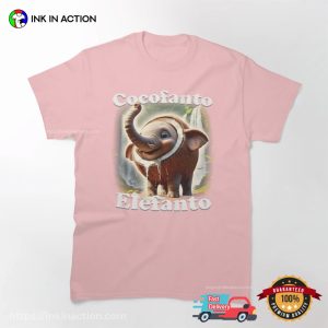Cocofanto Elefanto Funny Italian Brainrot Meme T-shirt