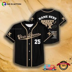 Custom Breezy Bowl XX 2025 Baseball Jersey
