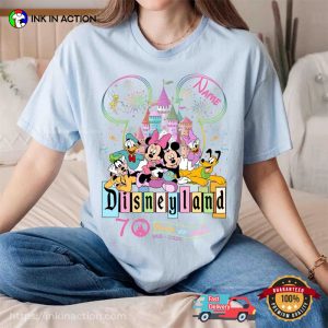 Customized Disneyland 70 Years Of Magic 1955 2025 Comfort Colors T shirt 3