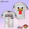 Customized Minecraft Chicken Jockey Pixel Character Kids Baseball Jersey