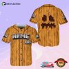 Customized Minecraft Jack-o’-Lantern Pixel Character Baseball Jersey