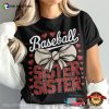 Cute Baseball Bow Baseball Sister Shirt