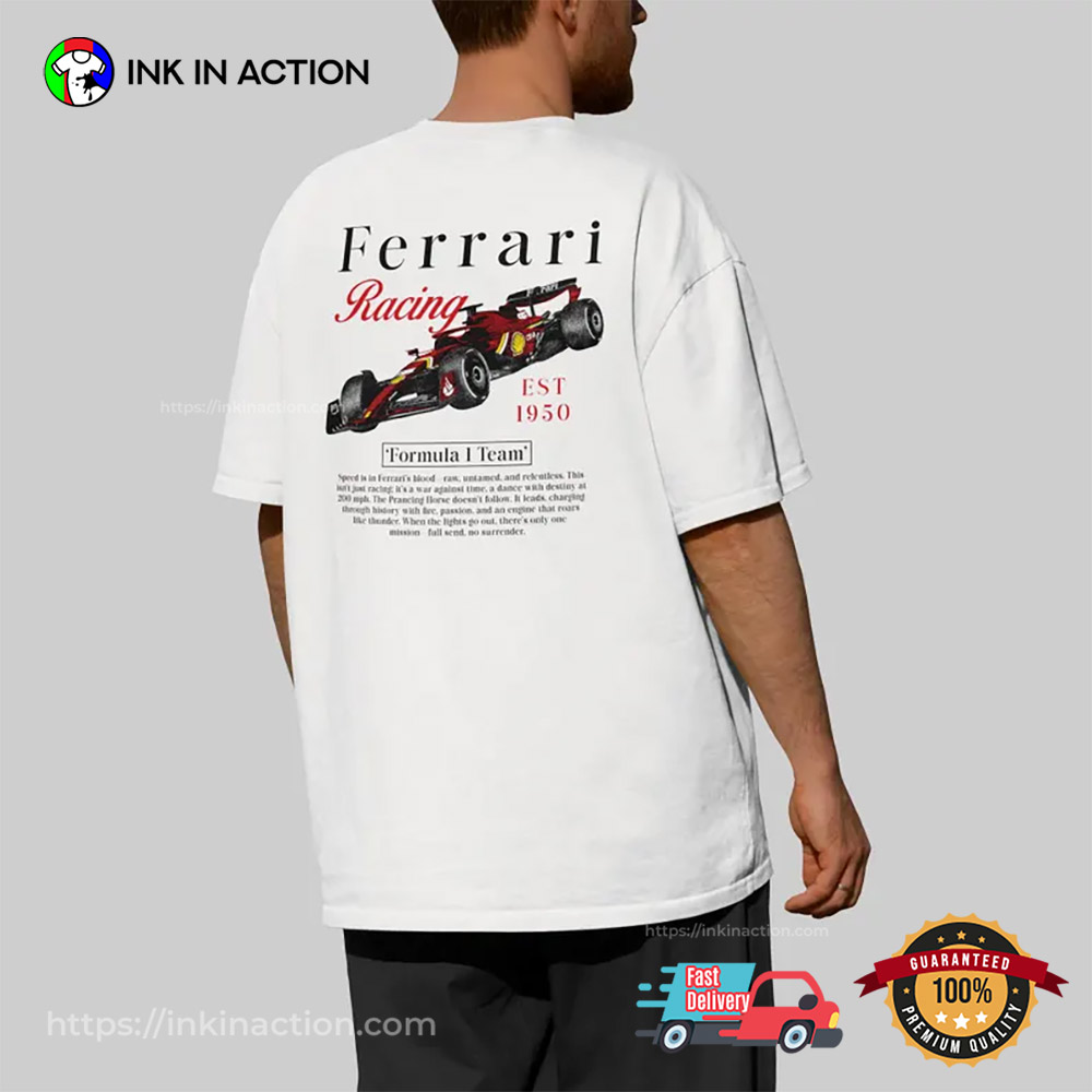 Ferrari F1 Racing T-Shirt Ferrari F1 Racing T-Shirt