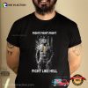 Fight Like Hell Rapper Trump MAGA Graphic Tee