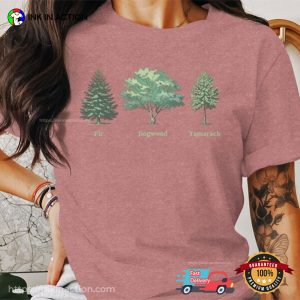 Fir Dogwood Tamarack Trees Identification Shirt