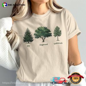 Fir Dogwood Tamarack Trees Identification Shirt 2