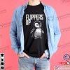 Flippers Up Angry Penguin Resistance Graphic T-shirt