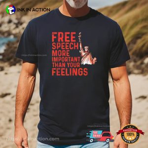 Free Speech Statue Of Liberty Shirt