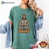Funny Gym Jesus Hallowed Be Thy Gains Comfort Colors Tee