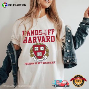 Hands Off Harvard Academic Freedom Activist Comfort Colors Tee