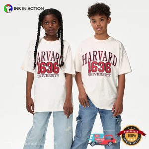 Harvard 1636 University Slogan T-shirt