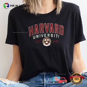 Harvard University Est 1636 Unisex T shirt 1
