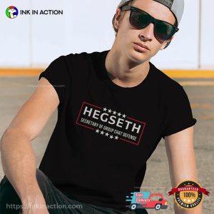 Hegseth Secretary Of Group Chat Defense T shirt 3