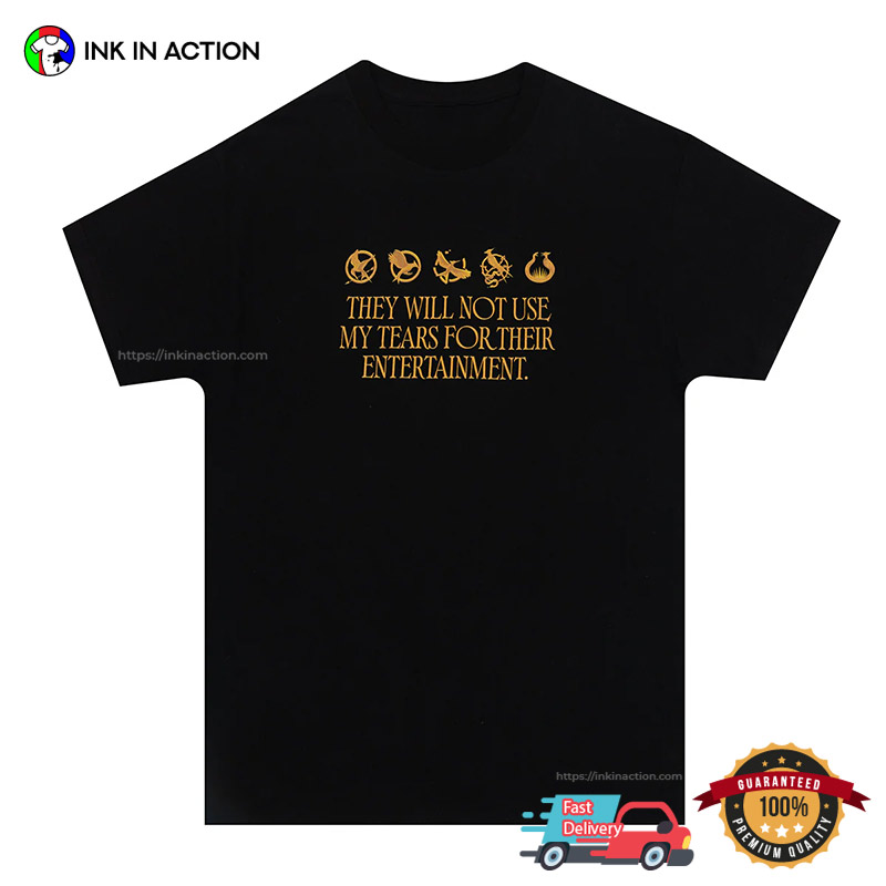 Hunger Games Mockingjay Quote T-shirt Hunger Games Mockingjay Quote T-shirt
