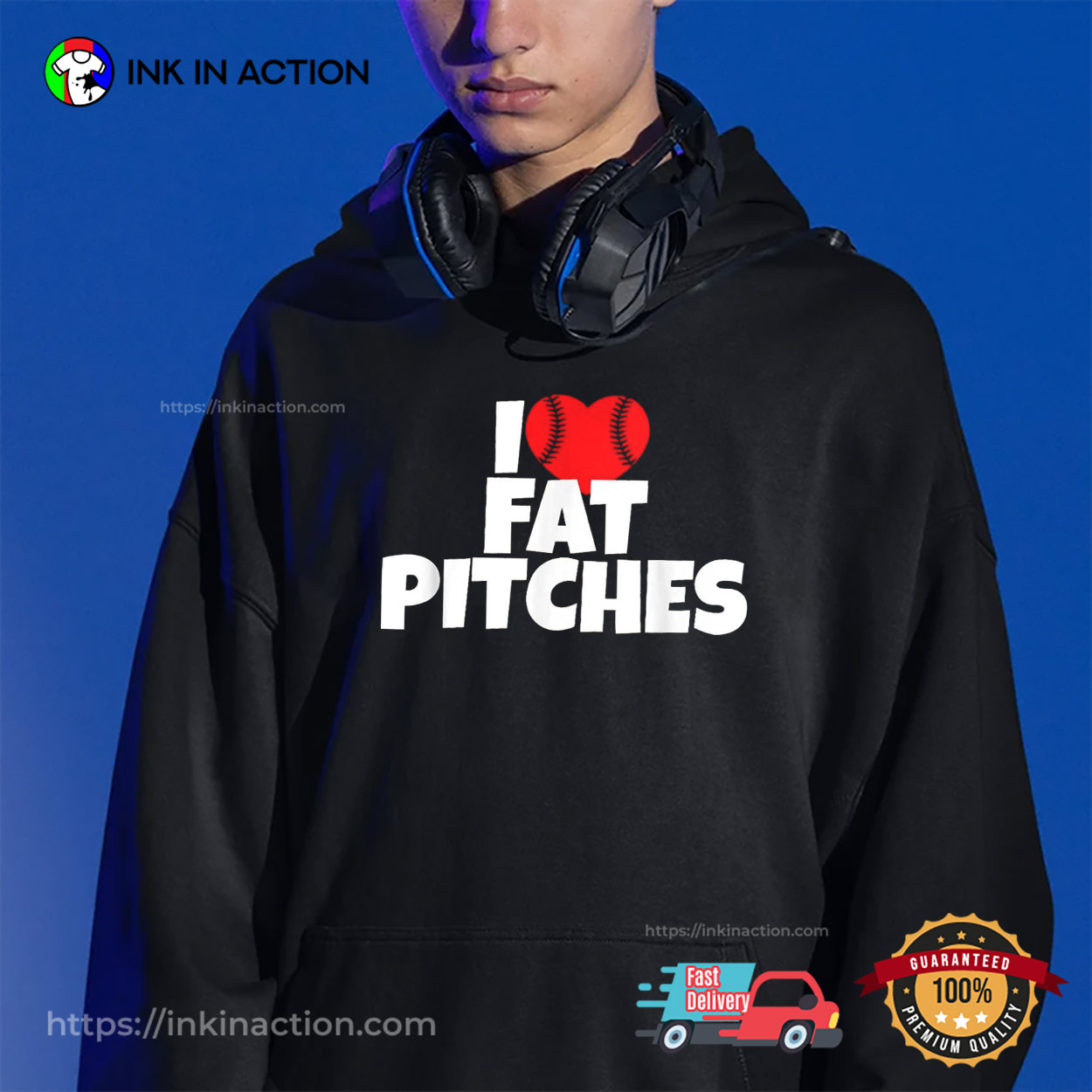 I Love Fat Pitches Baseball Unisex T-shirt I Love Fat Pitches Baseball Unisex T-shirt