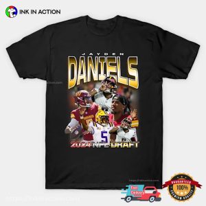 Jayden Daniel NBA Washington Commanders T shirt 3