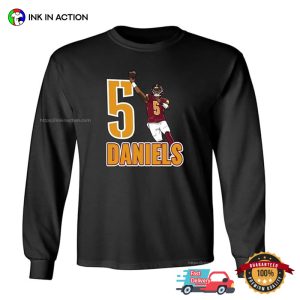 Jayden Daniels 5 Washington Commanders Football Fan T shirt 2