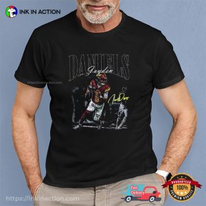 Jayden Daniels Vintage Football Fan T Shirt 3