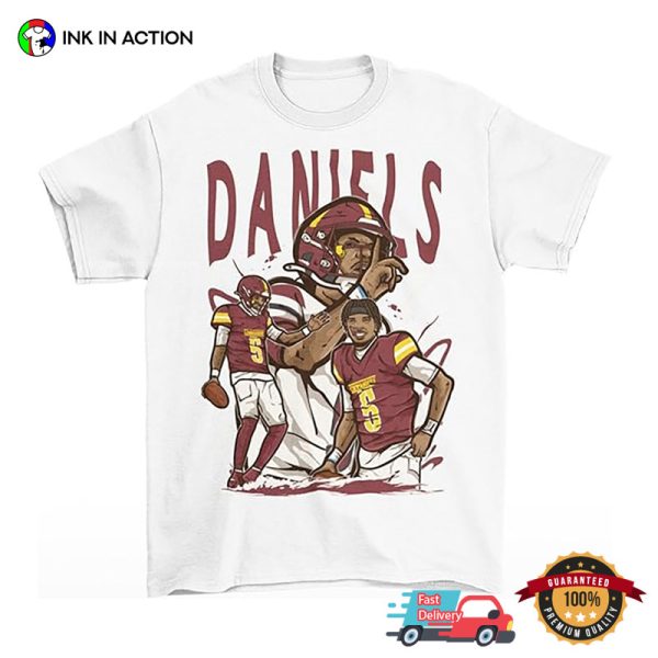 Jayden Daniels Washington Football Animation T-shirt