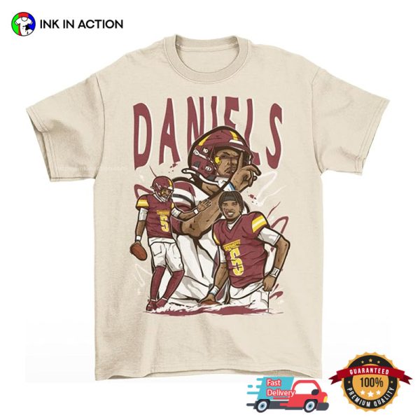 Jayden Daniels Washington Football Animation T-shirt