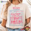 Jesus Paid It All Receipt Comfort Colors T-shirt