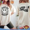 Keep On Smiling Smile Day 2 Sided Shirt