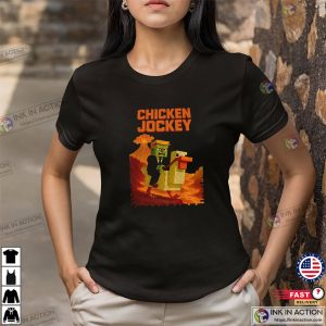 Lava Chicken Trump Chicken Jockey Funny Minecraft  T-shirt