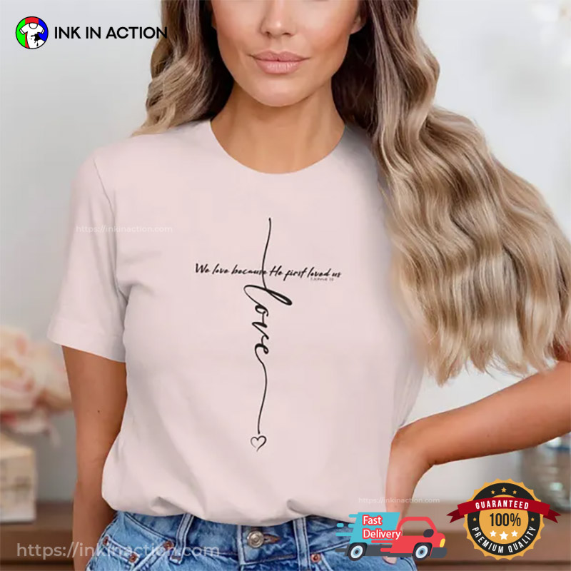 Love Inspirational Christian Comfort Colors T-shirt Love Inspirational Christian Comfort Colors T-shirt