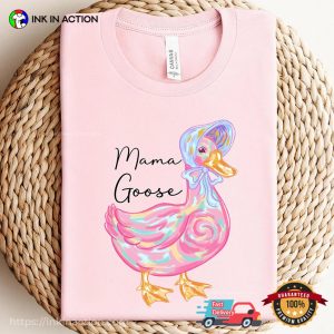Mama Goose Watercolor Art T shirt 4