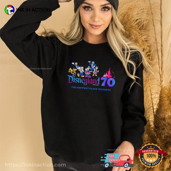 Mickey Minnie 70 Years Of Magic Disneyland T-shirt