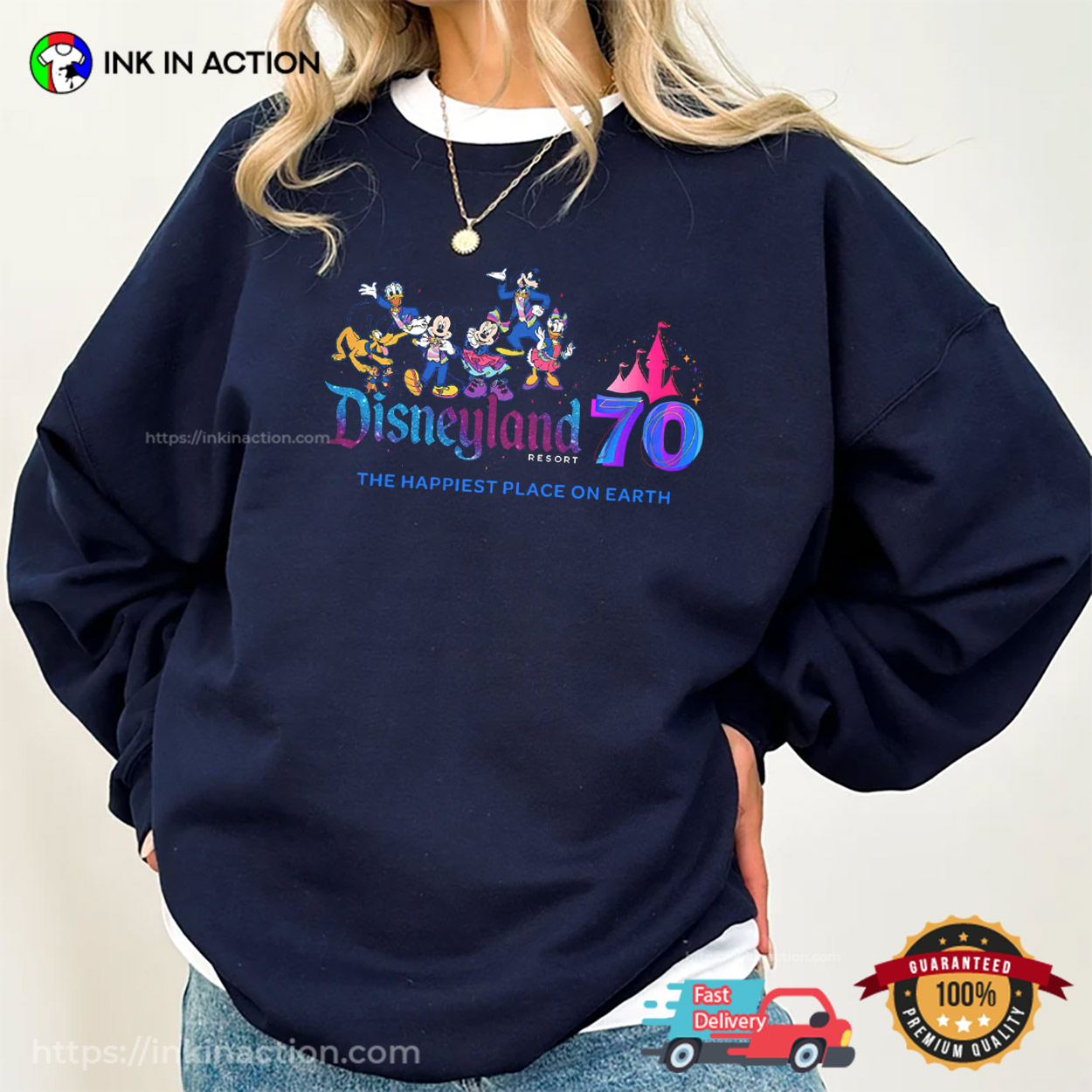 Mickey Minnie 70 Years Of Magic Disneyland T-shirt Mickey Minnie 70 Years Of Magic Disneyland T-shirt