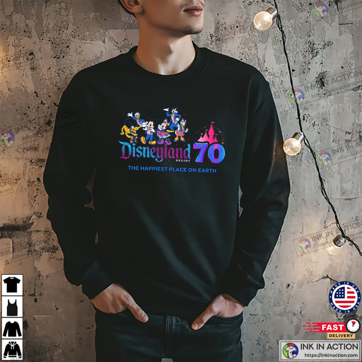 Mickey Minnie 70 Years Of Magic Disneyland T-shirt Mickey Minnie 70 Years Of Magic Disneyland T-shirt
